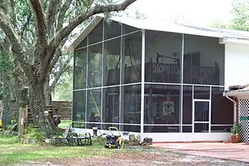 Porch enclosure in Palm Coast, Florida