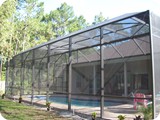 Palm Coast pool enclosure by East Coast Aluminum