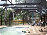 Volusia county pool enclosure by East Coast Aluminum